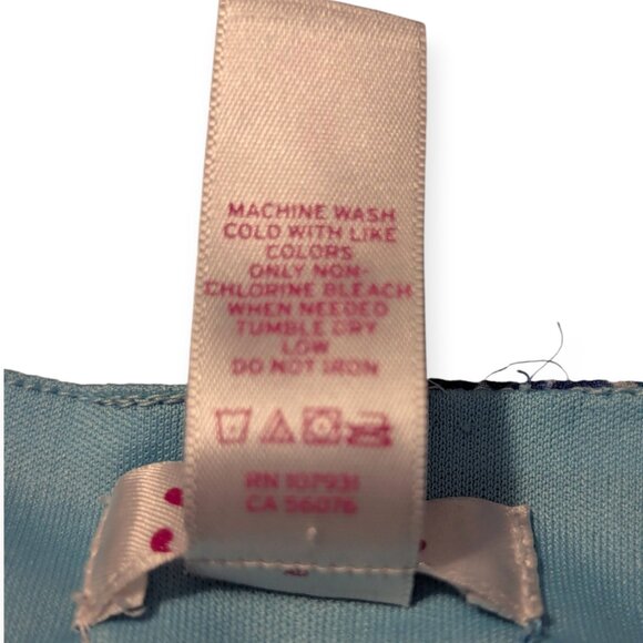 Justice Girls Vibrant Blue Paisley Maxi Dress Size 6 - Picture 7 of 7